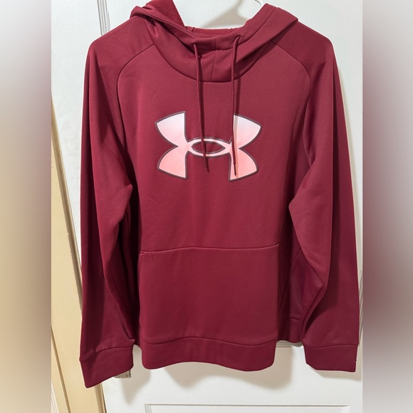 Under Armour Women's Burgundy Hoodie - Picture 1 of 4